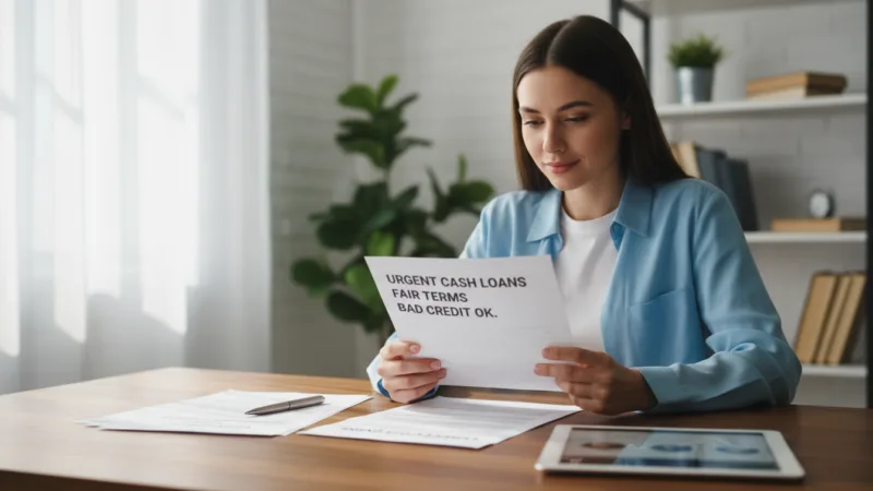 Urgent Cash: How to Secure Fair Loans with Bad Credit