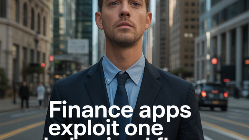 Finance apps exploit one behavioral flaw