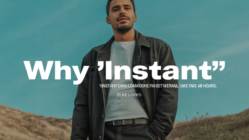 Why ‘Instant’ Loans Take 48 Hours