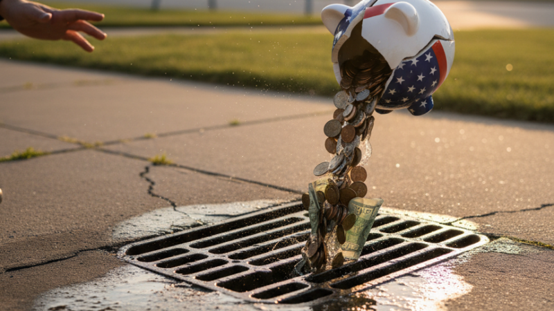 The leak draining most U.S. savings accounts